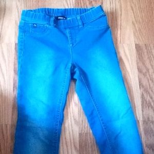 Blue jeggings